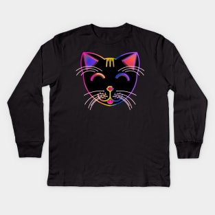 Happy Cat 8 Kids Long Sleeve T-Shirt